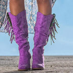 R&B | Western Cowboy Stiefel mit Fransen