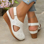 Modische Damen-Sandalen, Keilabsatz & chic R&B R&B