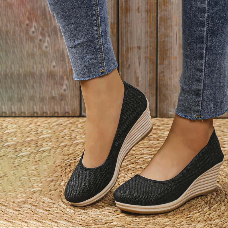 Lässige Keilschuhe