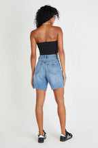 R&B | Damen Relaxed Denim Stil Shorts Casual