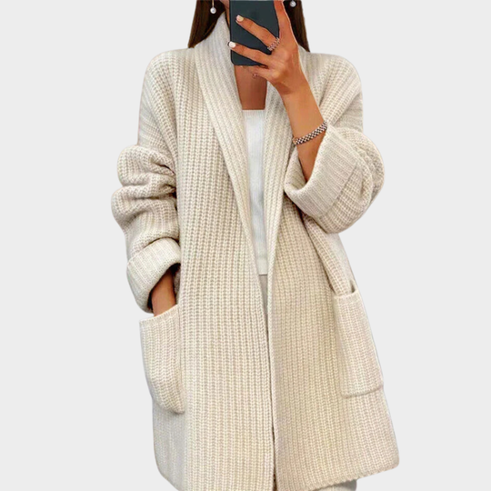 R&B | gestrickter Woll-Cardigan-Pullover