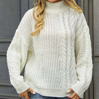 R&B | Zopfmuster Strickpullover im Klassischen Design