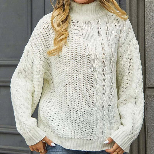 R&B | Zopfmuster Strickpullover im Klassischen Design