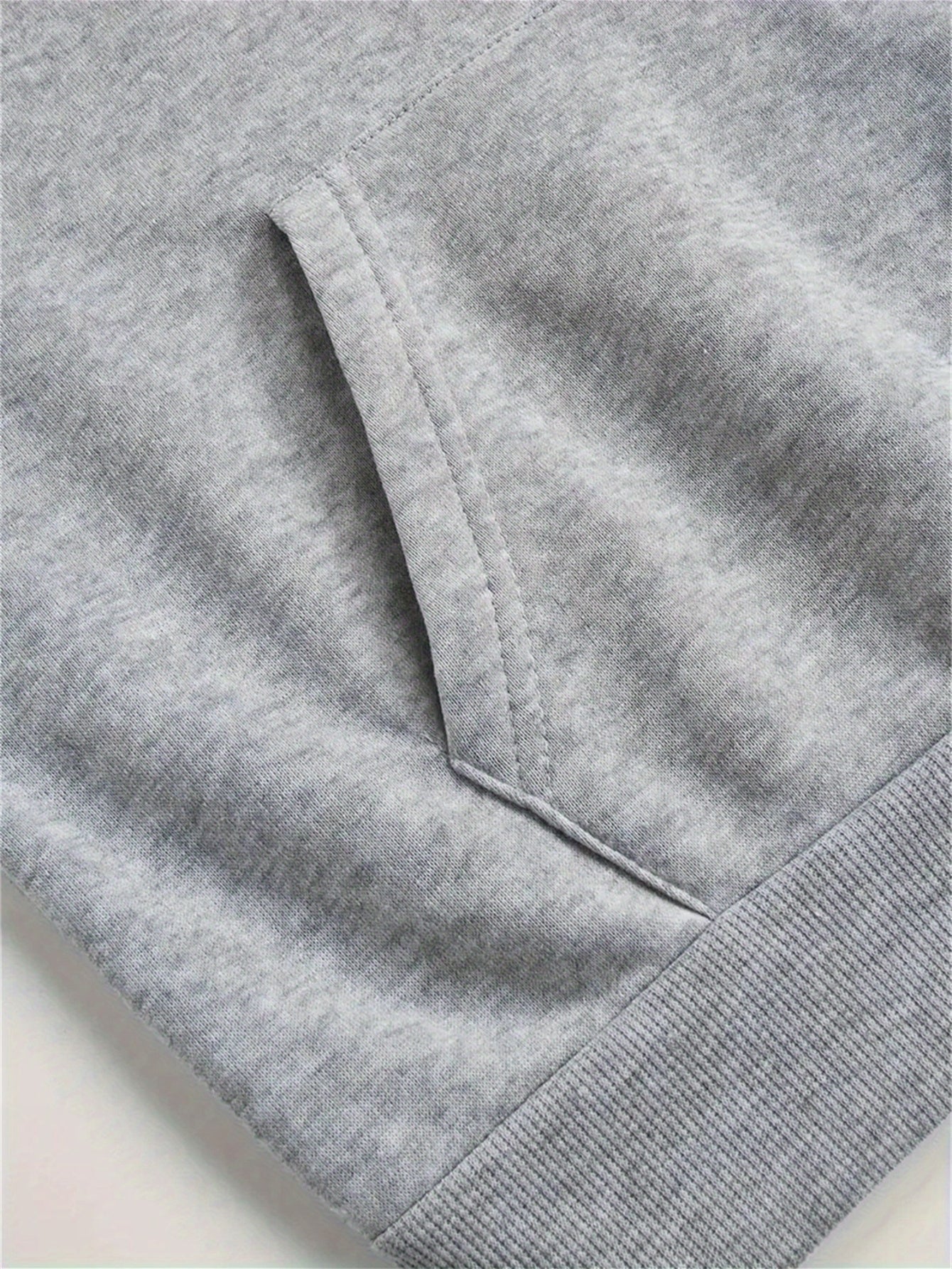 R&B | Kapuzenpullover mit Weihnachtsdruck Baumwolle Weihnachtsmann Design