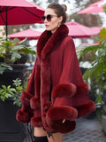 R&B | Oversized Furry Cape Jacke für Frauen
