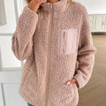 R&B | Lässige Winter Zip-Up Fuzzy Jacke für Damen