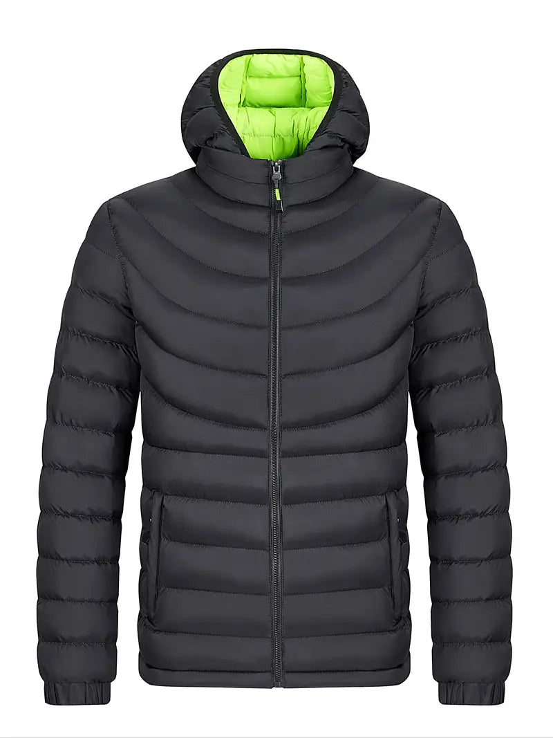 R&B | Herrenjacke mit Hohem Kragen Gefüttert für Herbst und Winter