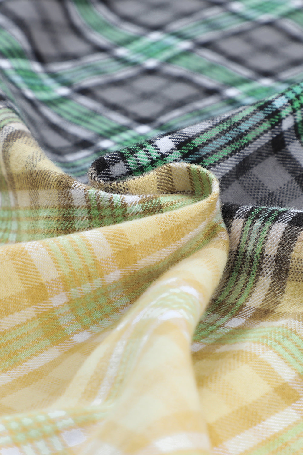 R&B | Patchwork Cam Jacket in Checkered Cotton Blend Trendy und Unique
