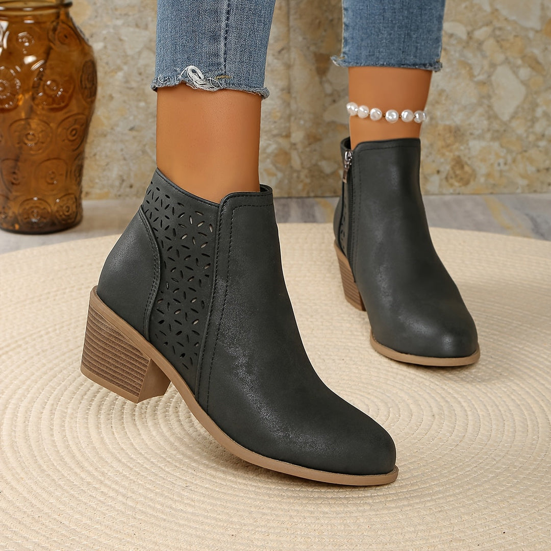 Damen-Stiefeletten aus Leder, orthopädisch & komfortabel R&B R&B