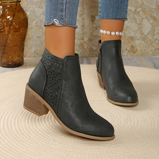 Damen-Stiefeletten aus Leder, orthopädisch & komfortabel R&B R&B