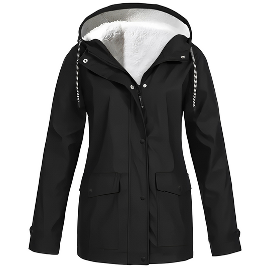 R&B | Fleecegefütterte Damen Regenjacke
