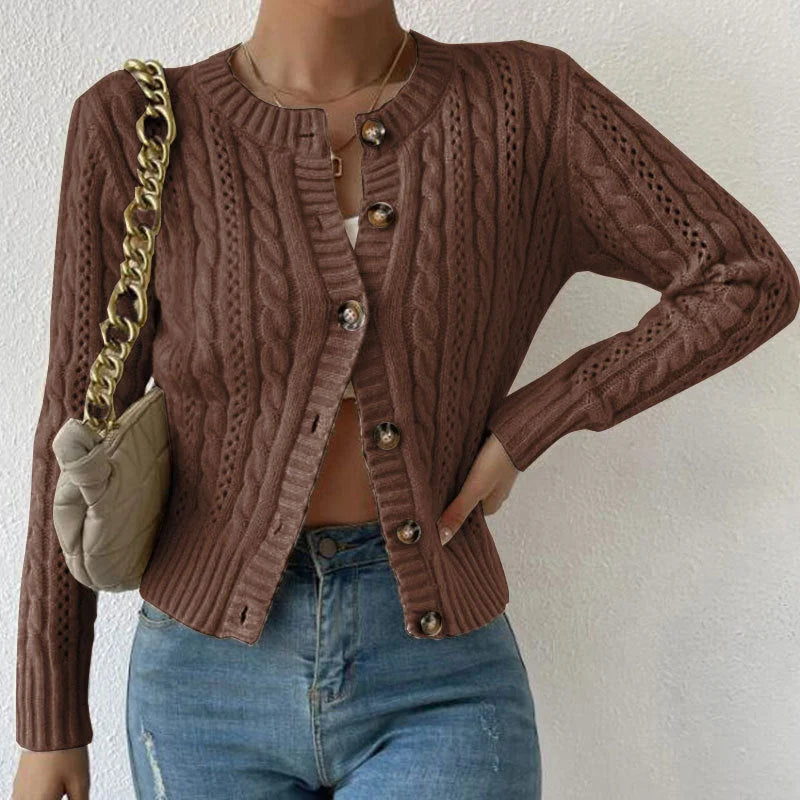R&B | Gemütlicher Cardigan mit Knöpfen für Frauen