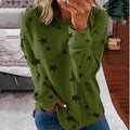R&B | Langarm-Poker-Dot-Pullover