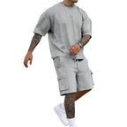 R&B | T-Shirt Werkzeugshorts Sportanzug