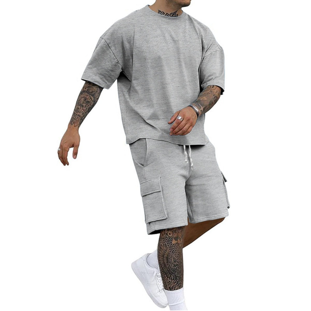 R&B | T-Shirt Werkzeugshorts Sportanzug