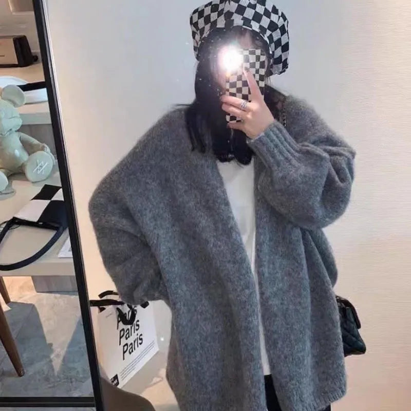R&B | Gemütlicher Oversized Strickcardigan mit Knopfverschluss