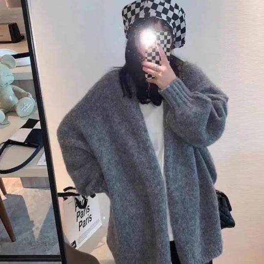 R&B | Gemütlicher Oversized Strickcardigan mit Knopfverschluss