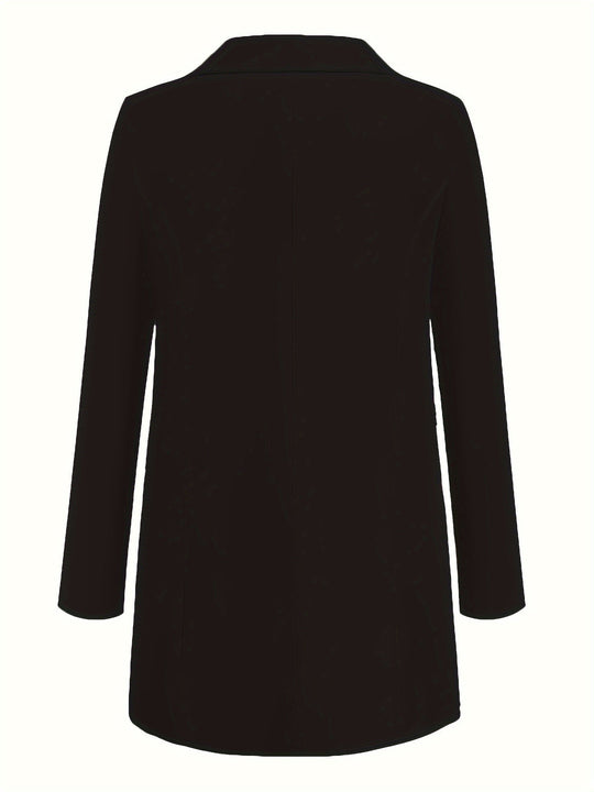 R&B | Eleganter Einfarbiger Business-Blazer Mit Offener Vorderseite - Ideal Für Alle Jahreszeiten