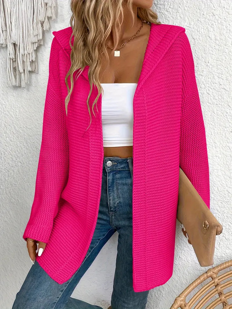 R&B | Strickjacke mit Angriffsbereiter Kapuze