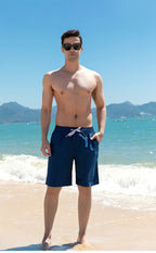 R&B | Schnell trocknende einfarbige Strandhosen-Shorts