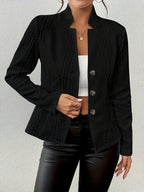 R&B | Eleganter Blazer Texturiertes Design Moderne Silhouette