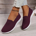 R&B | Einfarbige Gestrickte Sneaker Für Damen