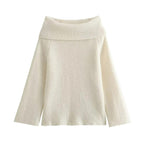 R&B | Off-Shoulder Damen Strickpullover