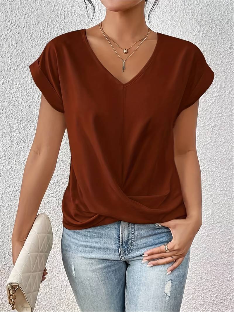 Lia - Stylisches T-Shirt Mit Kurzen Ärmeln