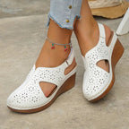 Modische Damen-Sandalen, Keilabsatz & chic R&B R&B