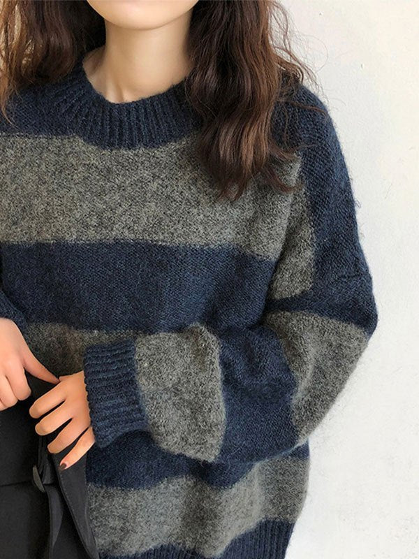 R&B | Eleganter Übergroßer Strickpullover für Damen