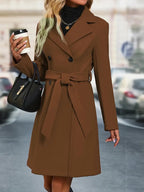 R&B | Damen Doppelreihiger Trenchcoat