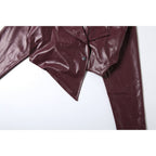 R&B | Kunstleder Cropped Jack für Damen