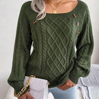 R&B | Zopfmuster Pullover mit Strukturmuster