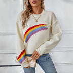 R&B | Regenbogen Strickpullover