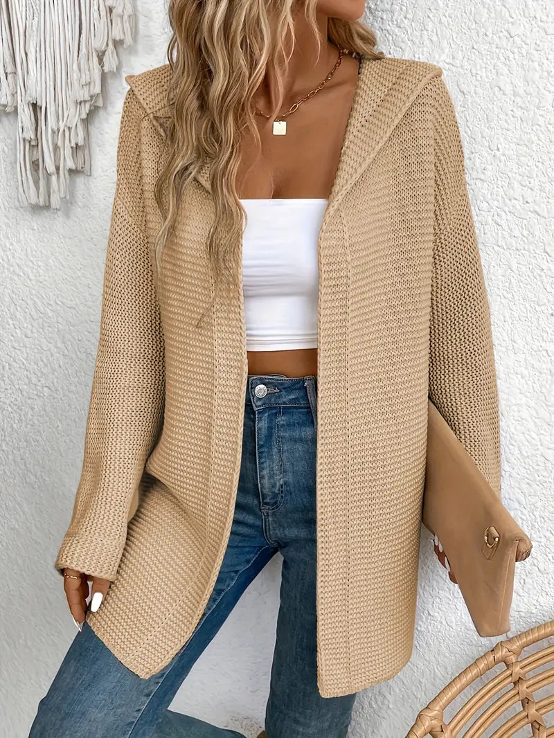 R&B | Strickjacke mit Angriffsbereiter Kapuze
