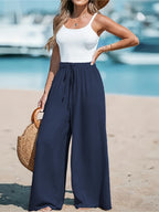R&B | Hose mit hoher Taille und Kordelzug
