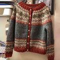 R&B | Damen Strickjacke mit Einreiherknöpfe für Herbst und Winter