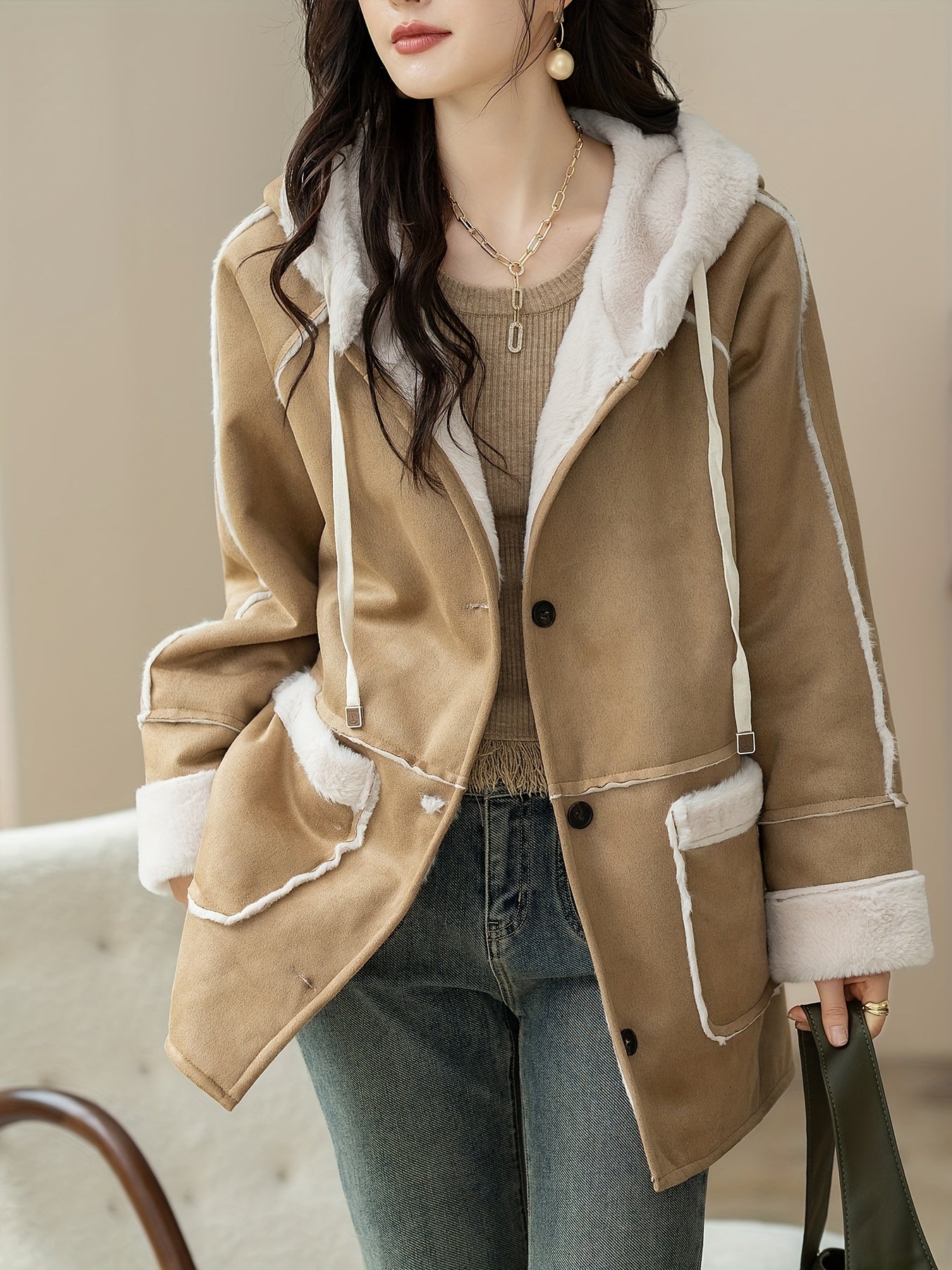 R&B | Damen Kapuzenjacke für Frühling & Herbst