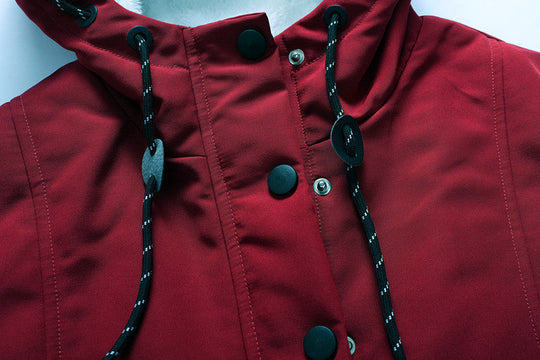 R&B | Damen Fleecejacke mit Kapuze und Kordelzug