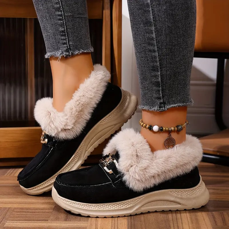 Damen-Winterstiefel mit Absatz R&B R&B