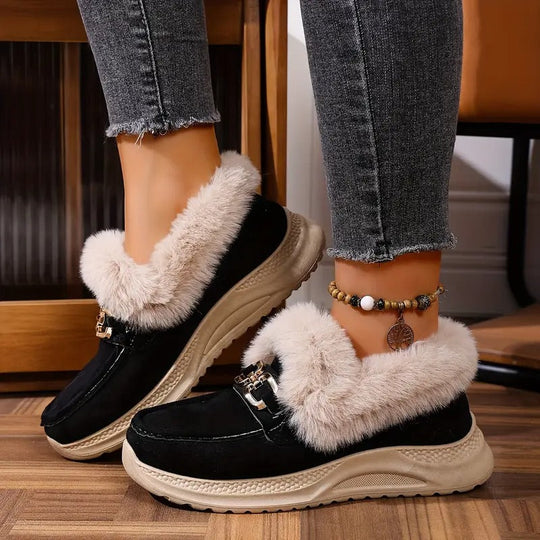 Damen-Winterstiefel mit Absatz R&B R&B
