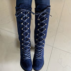 R&B | kniehohe, bequeme lange Winterstiefel für Damen