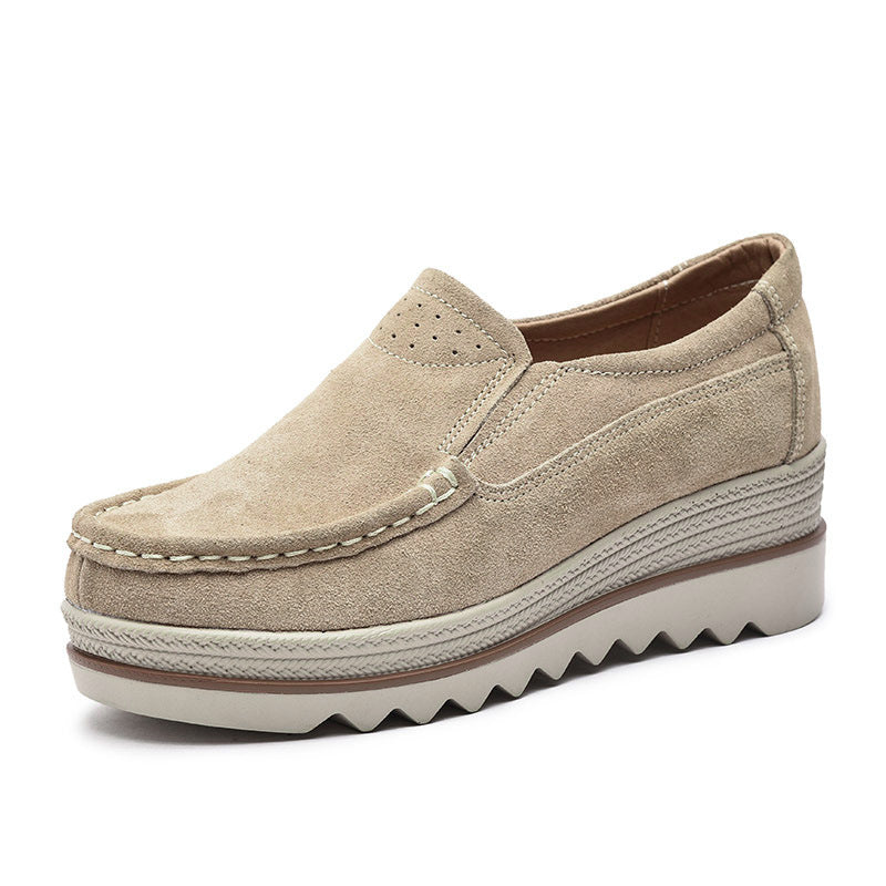Damen Bequeme Mokassins mit modischer Plateausohle R&B