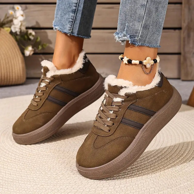 Bequeme Baumwoll-Sneaker mit warmem Innenfutter R&B R&B