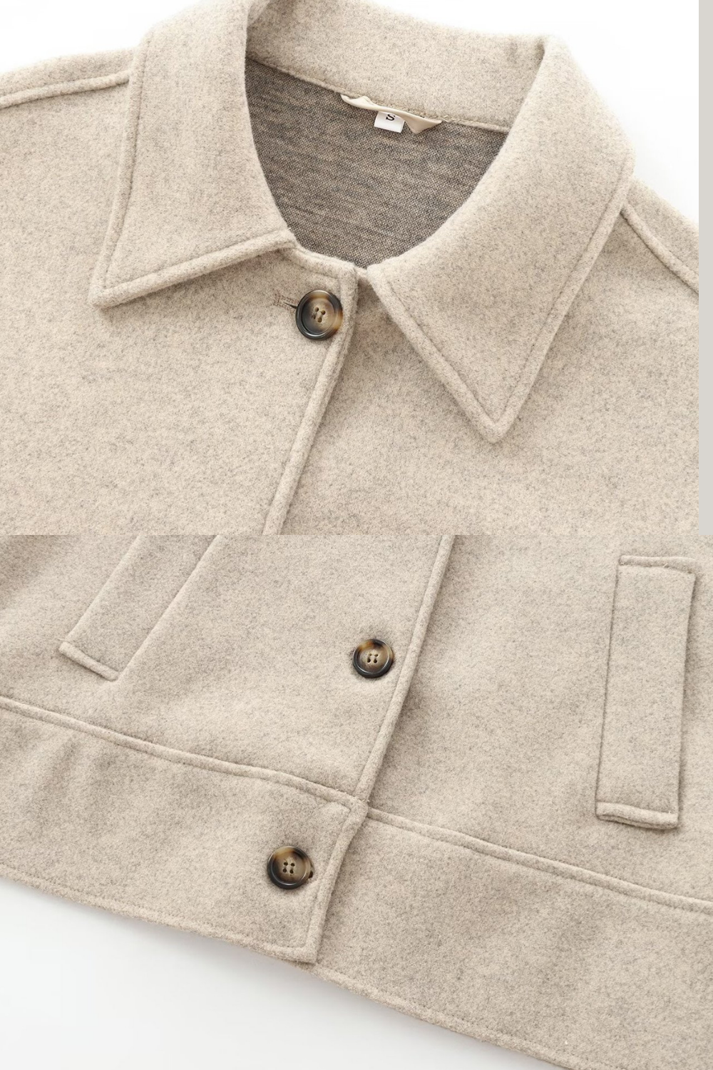 R&B | Kragen Wollfilzjacke