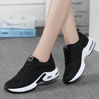 Damen nan atmungsaktive Strick-Laufschuhe mit Luftpolster und stoßabsorbierender Sohle R&B