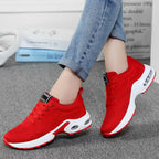 Damen nan atmungsaktive Strick-Laufschuhe mit Luftpolster und stoßabsorbierender Sohle R&B