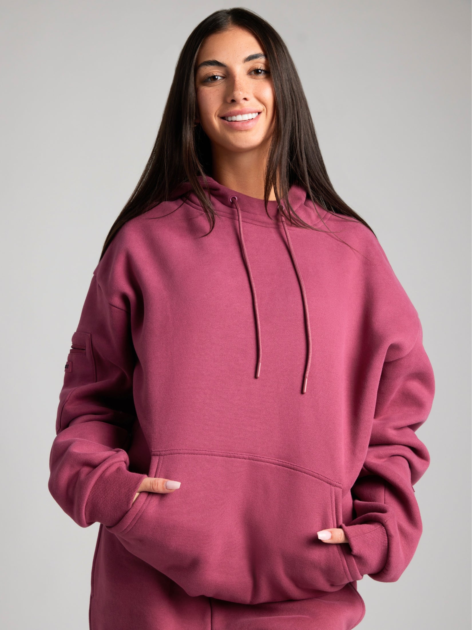 R&B | Bequemer Reise-Hoodie mit Flugmodus-Grafik