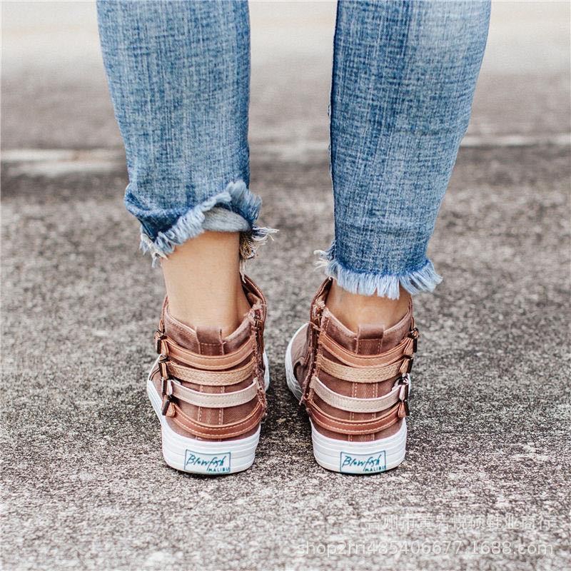 Bequeme Slip-On Canvas-Schuhe für Damen R&B