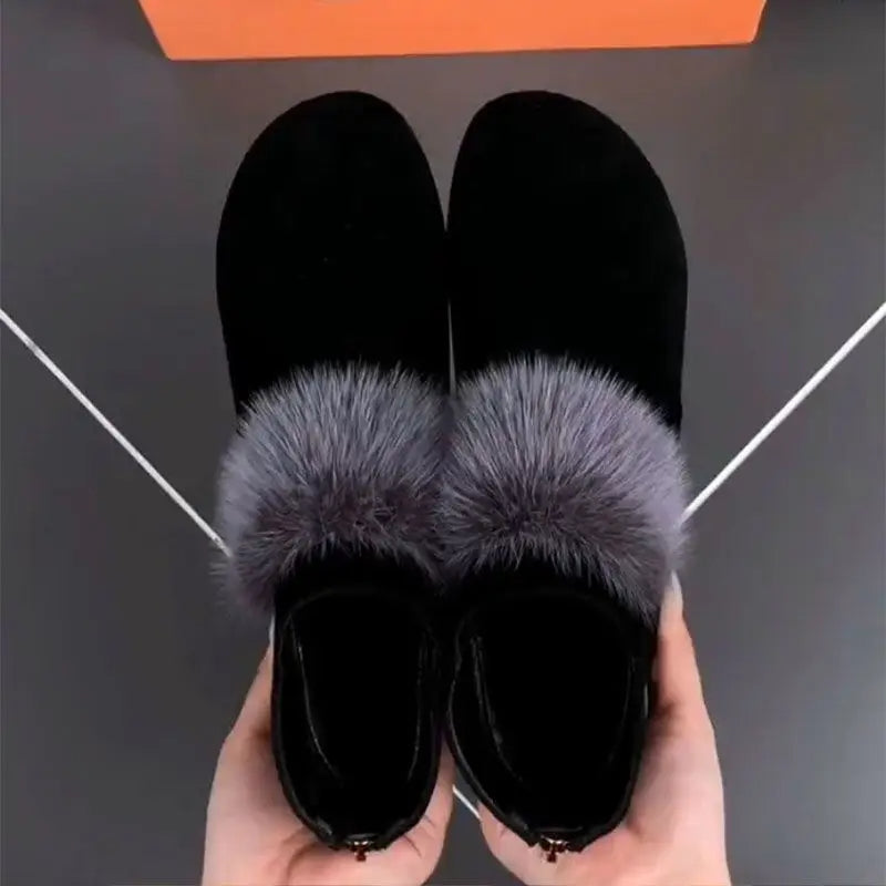 Gefütterte Stiefeletten mit rutschfester Sohle R&B R&B